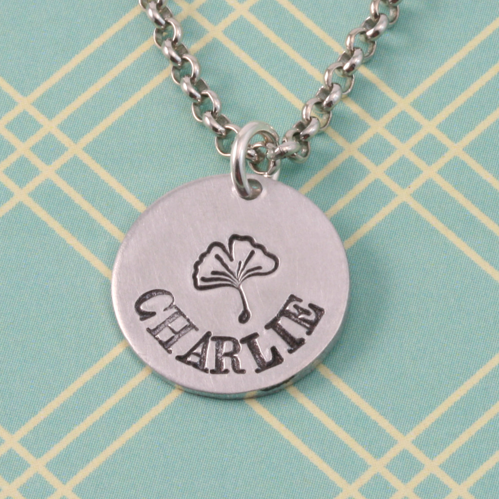 Metal Stamping Tools Ginkgo Leaf Metal Design Stamp, 6mm - Beaducation Original